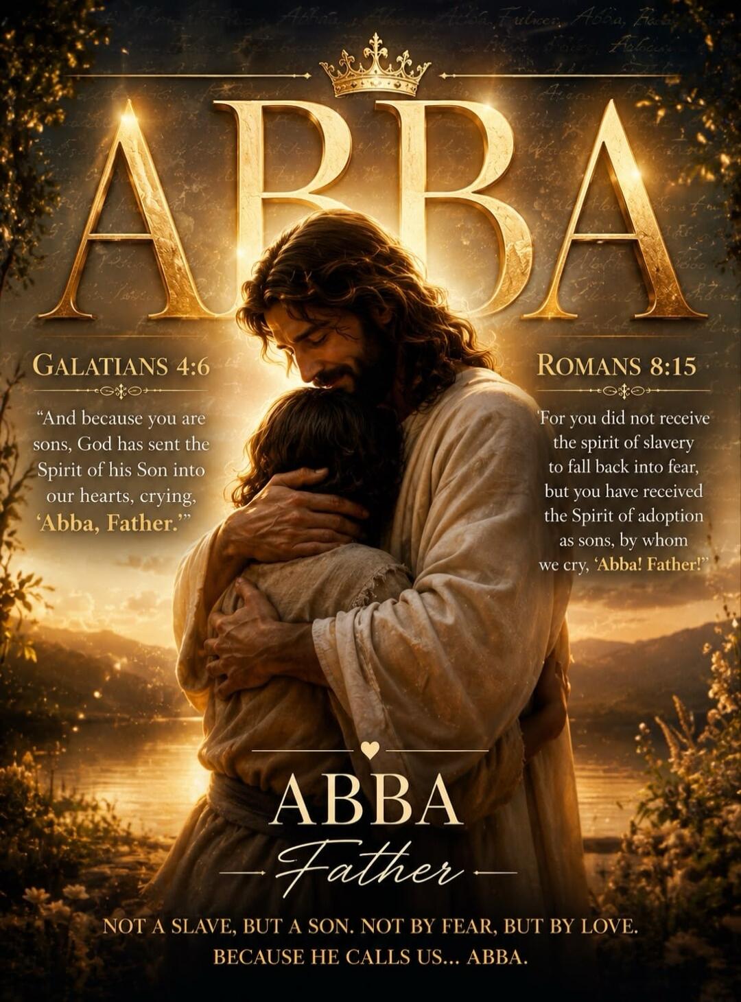 ABBA
GALATIANS 4:6
