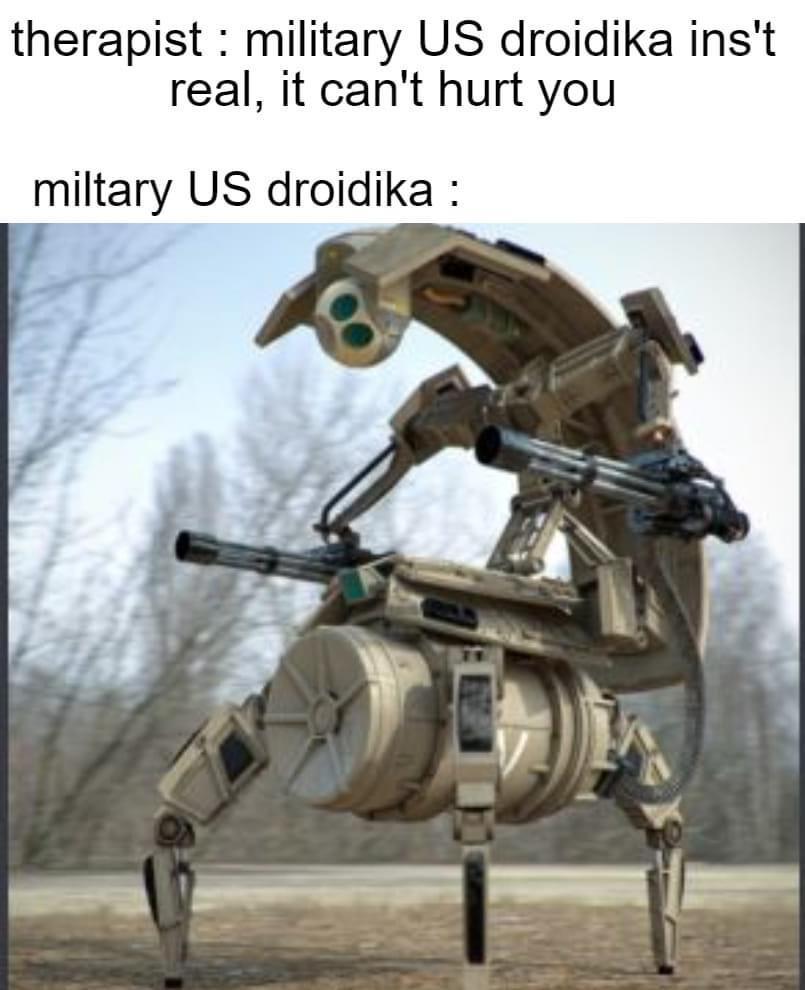 therapist military US droidika inst real it cant hurt you miltary US droidika