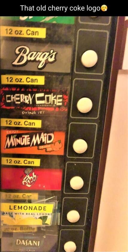 That old cherry coke logo