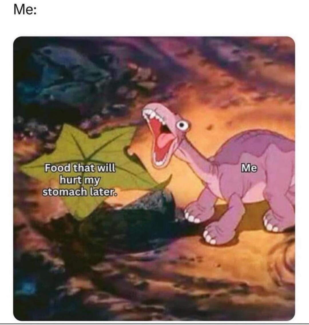 Foodithatjwill hurt my stomachilaterd