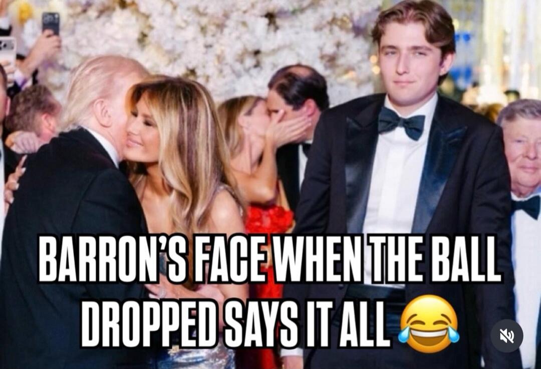 [redacted]'s face when the ball dropped says it all 😂