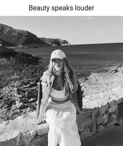 Beauty speaks louder