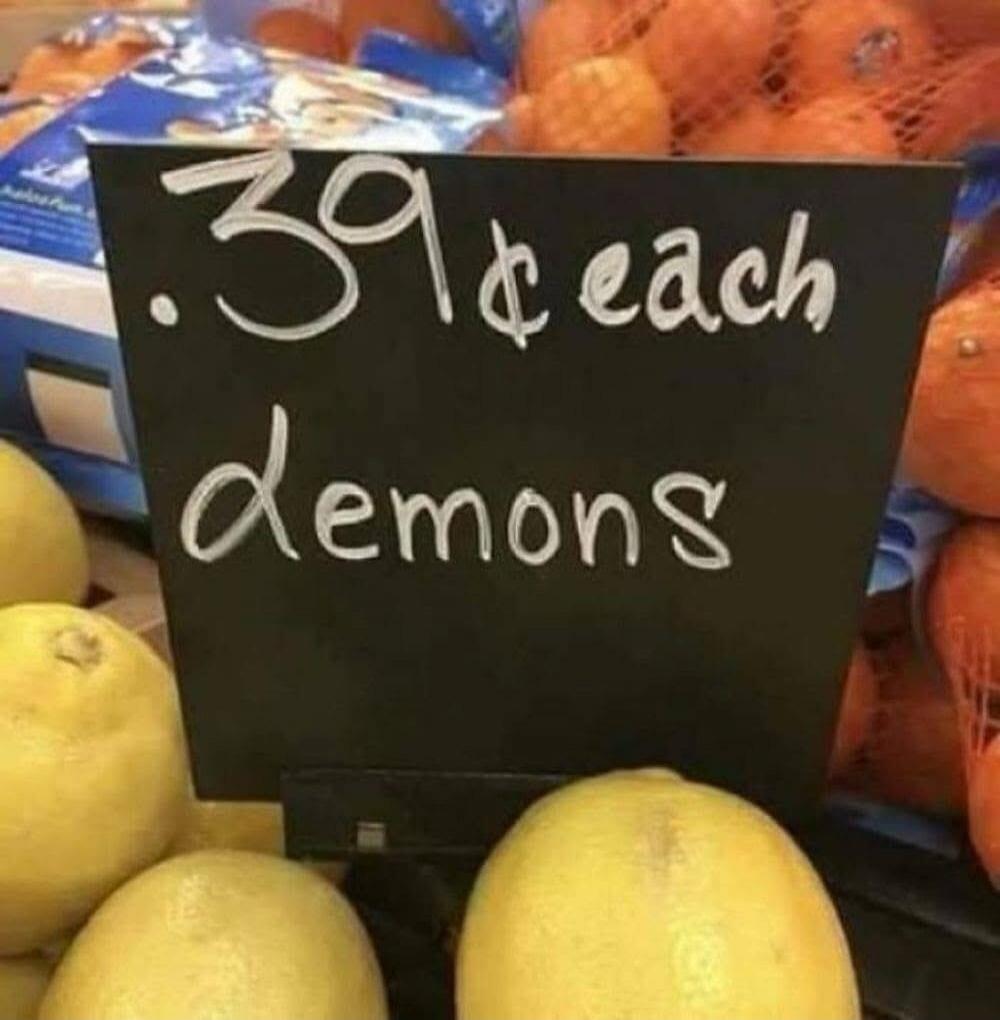 .39¢ each
demons