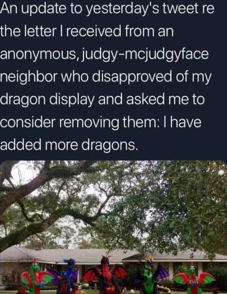 A aRV ole EICR RN Cle E VRIS Y the letter received from an anonymous judgy mcjudgyface neighbor who disapproved of my oTe olaReNolVATalo K Cle Nay R o consider removing them have zlololloNpylelyYe f Toleg I