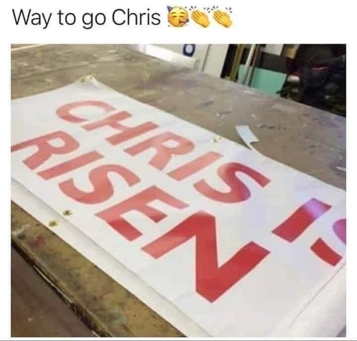 Way to go Chris E3