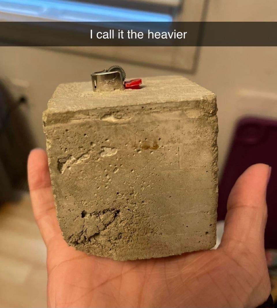 call it the heavier i e