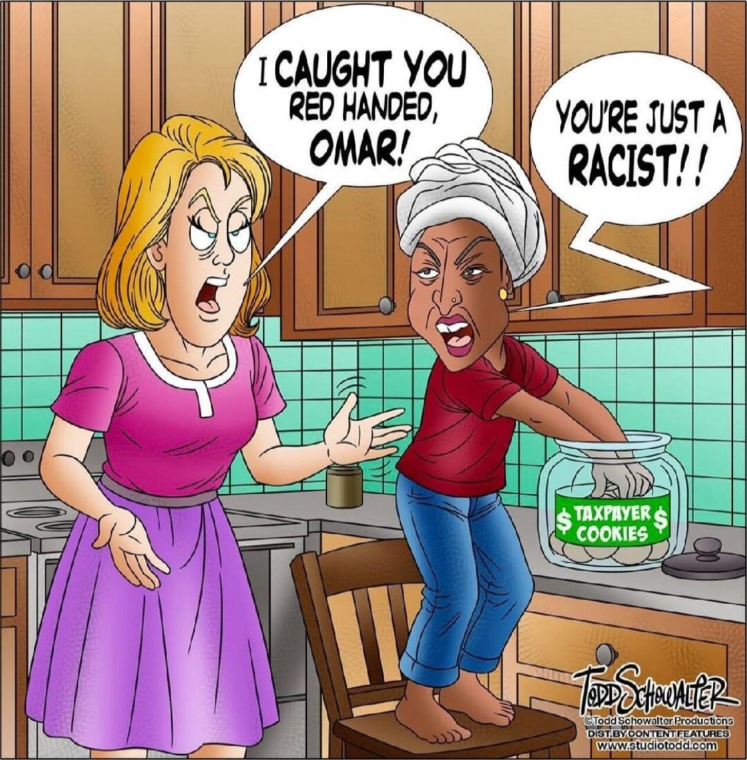I CAUGHT YOU RED HANDED OMAR!\nYOU'RE JUST A RACIST!!