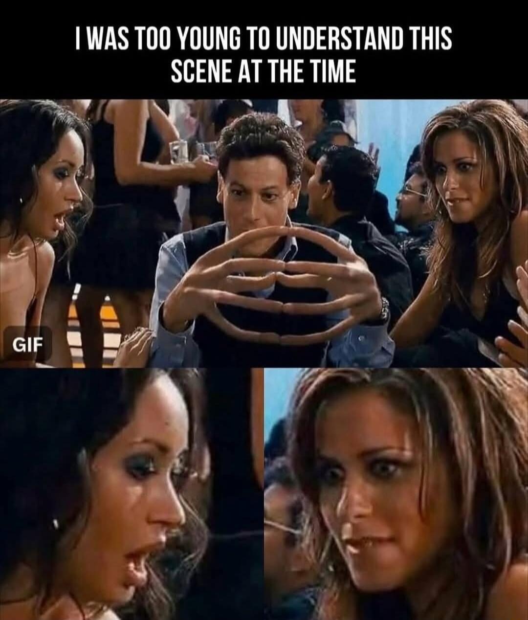 WAS TOO YOUNG TO UNDERSTAND THIS SCENE AT THE TIME