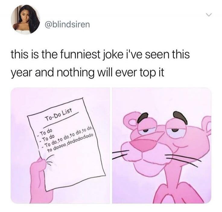 this is the funniest joke i've seen this year and nothing will ever top it