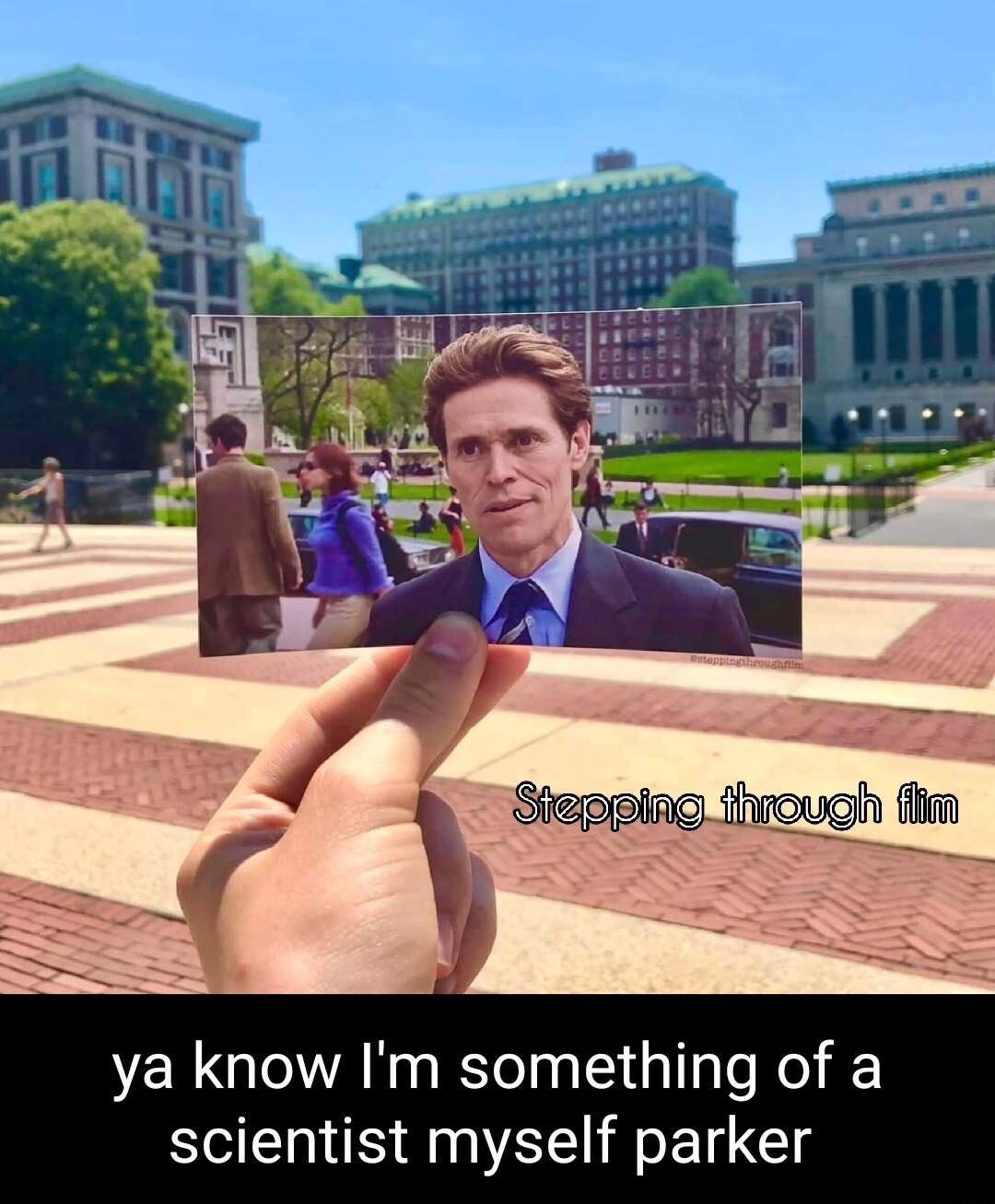 ya know Im something of a scientist myself parker