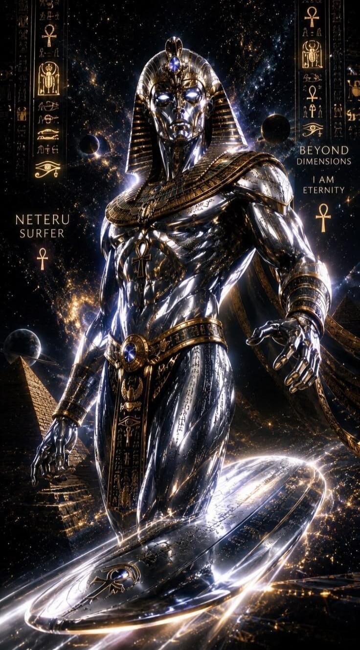 NETERU SURFER BEYOND DIMENSIONS I AM ETERNITY
