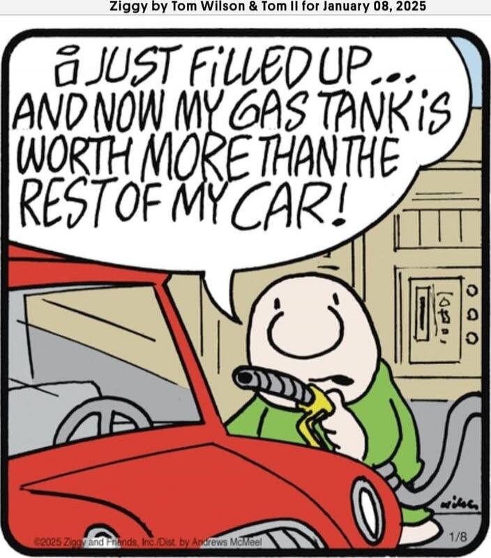 I JUST FILLED UP... AND NOW MY GAS TANK IS WORTH MORE THAN THE REST OF MY CAR!