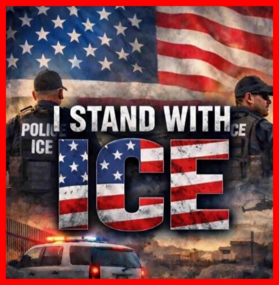I STAND WITH ICE. POLICE ICE.