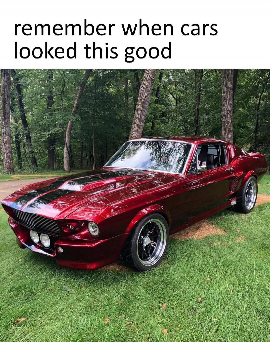 remember when cars looked this good