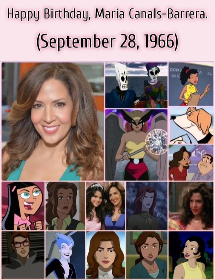 Happy Birthday, Maria Canals-Barrera. (September 28, 1966)