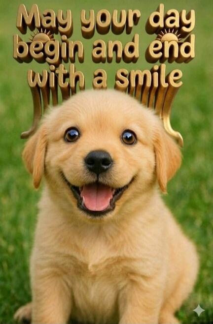 May your day begin and end with a smile