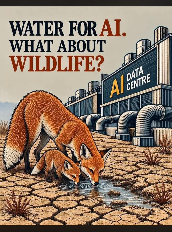 WATER FOR AI. WHAT ABOUT WILDLIFE? AI DATA CENTRE