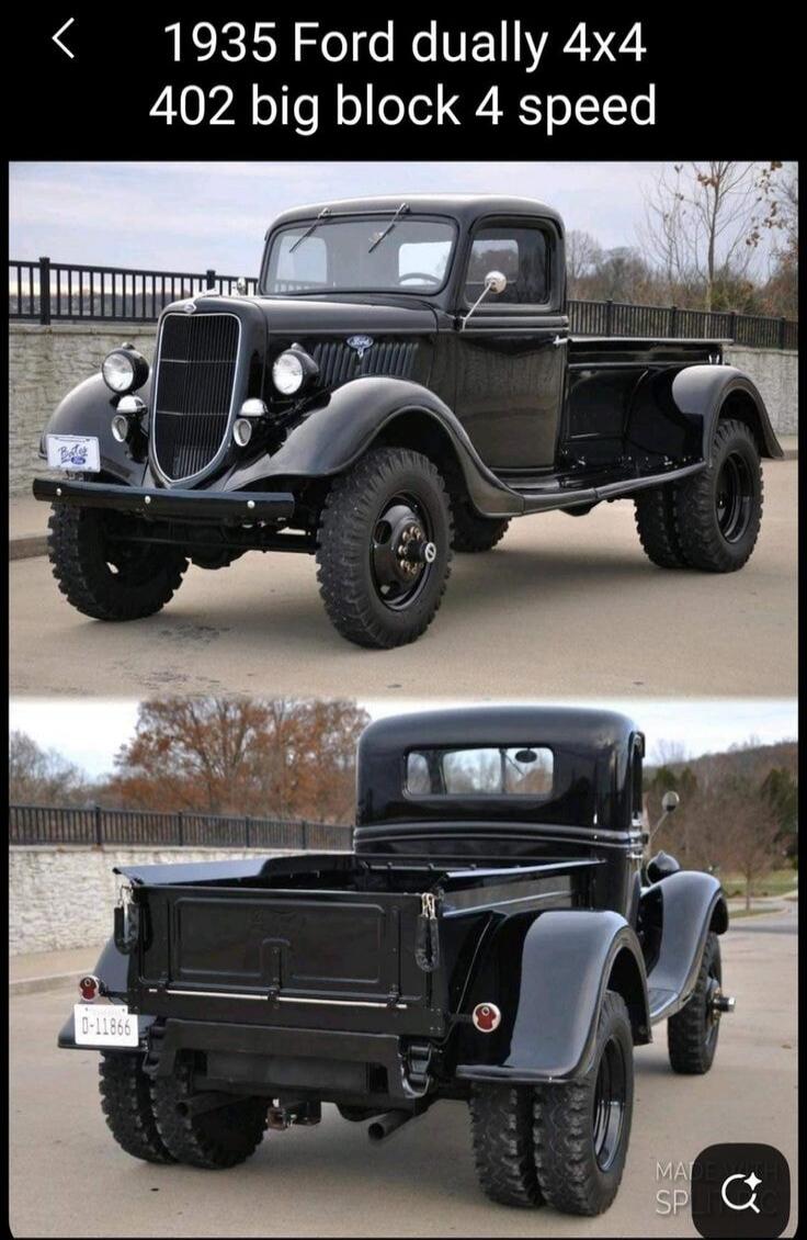 1935 Ford dually 4x4 402 big block 4 speed