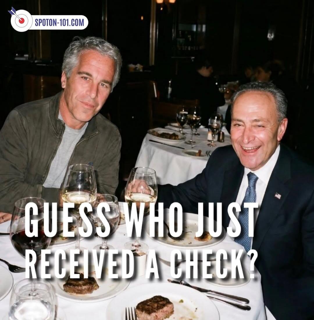 GUESS WHO JUST RECEIVED A CHECK?