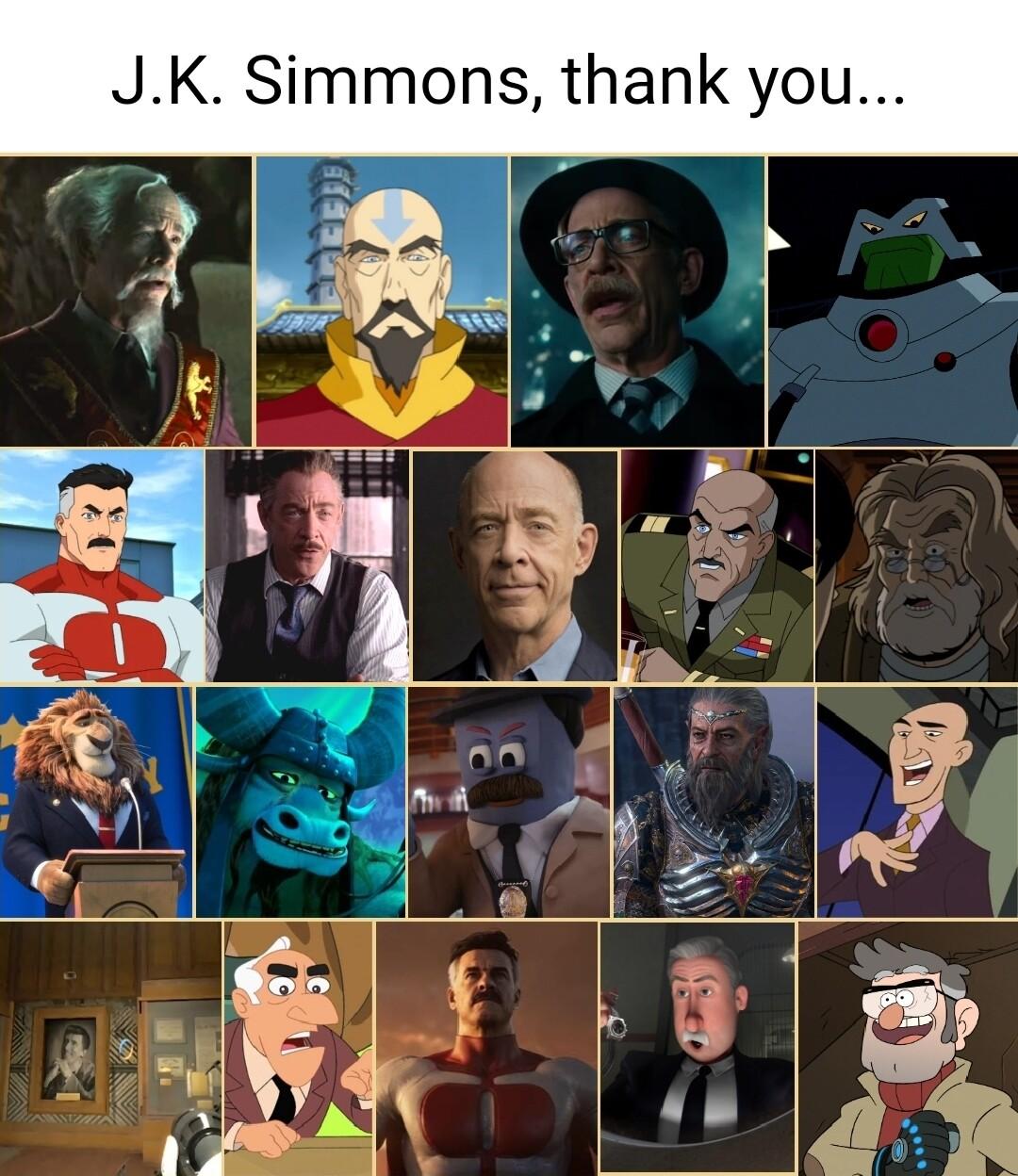JK Simmons thank you