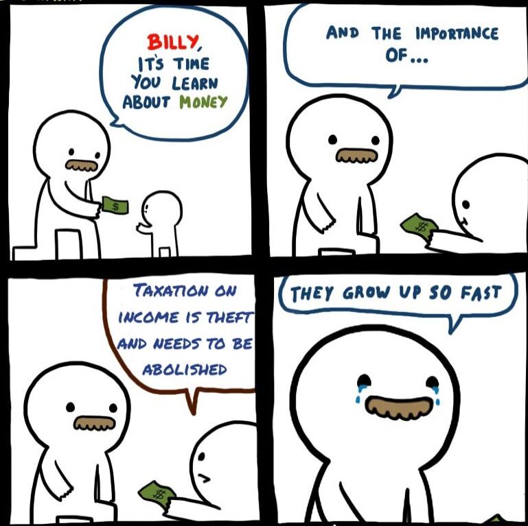 BILY AND THE INPORTANCE 175 TINE OF You LEARN ABOUT INEY TAXATION o0 ABOLISHED