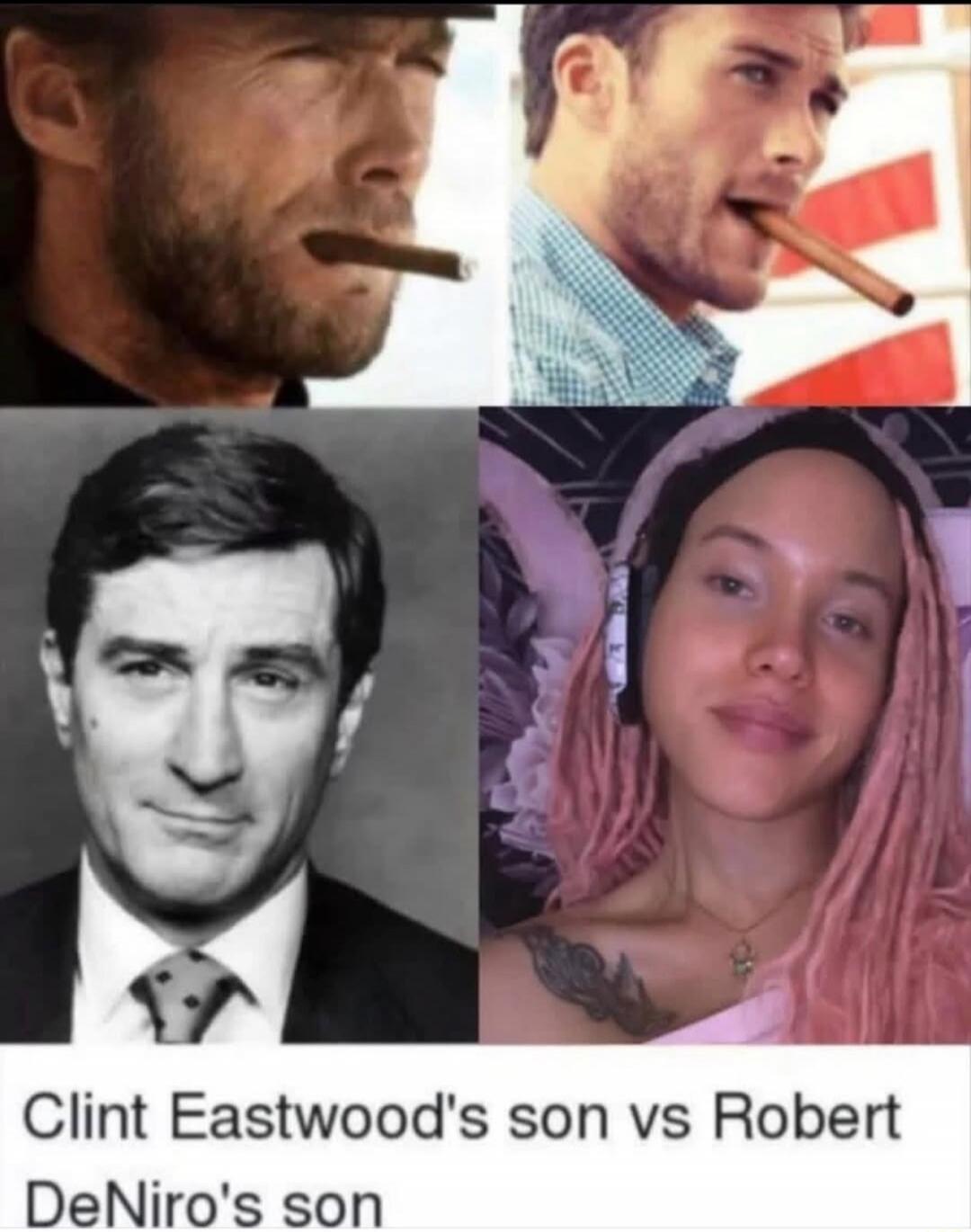 Clint Eastwood's son vs Robert DeNiro's son