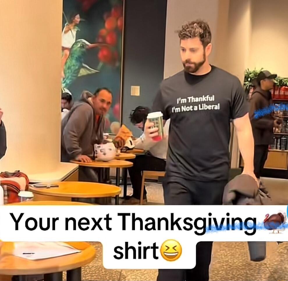 Your next Thanksgiving shirt
I'm Thankful I'm Not a Liberal