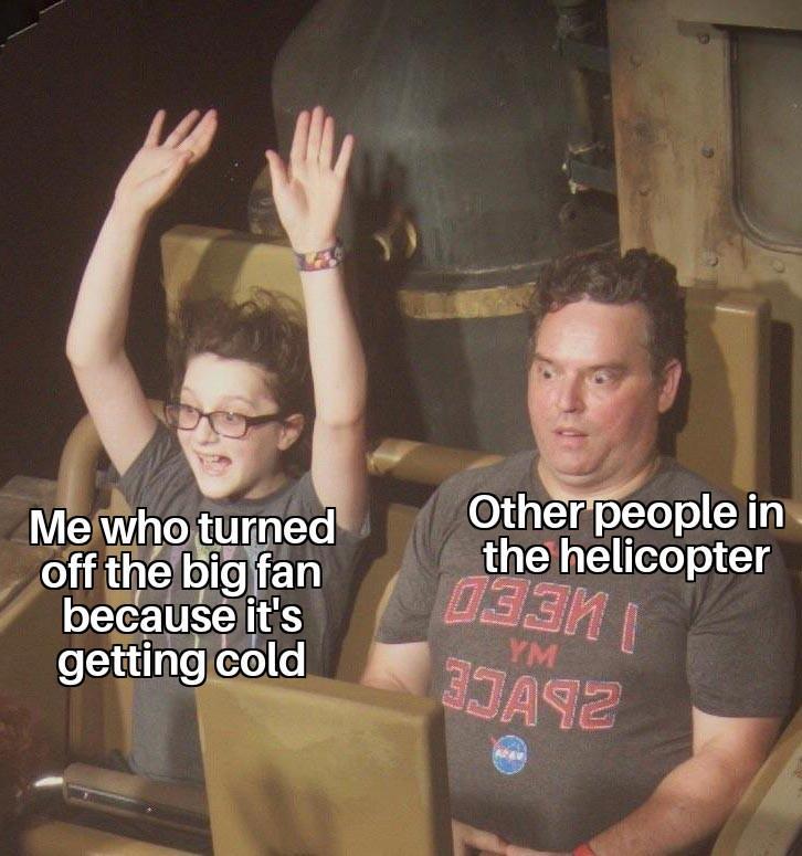 Other people ins the hellcopter