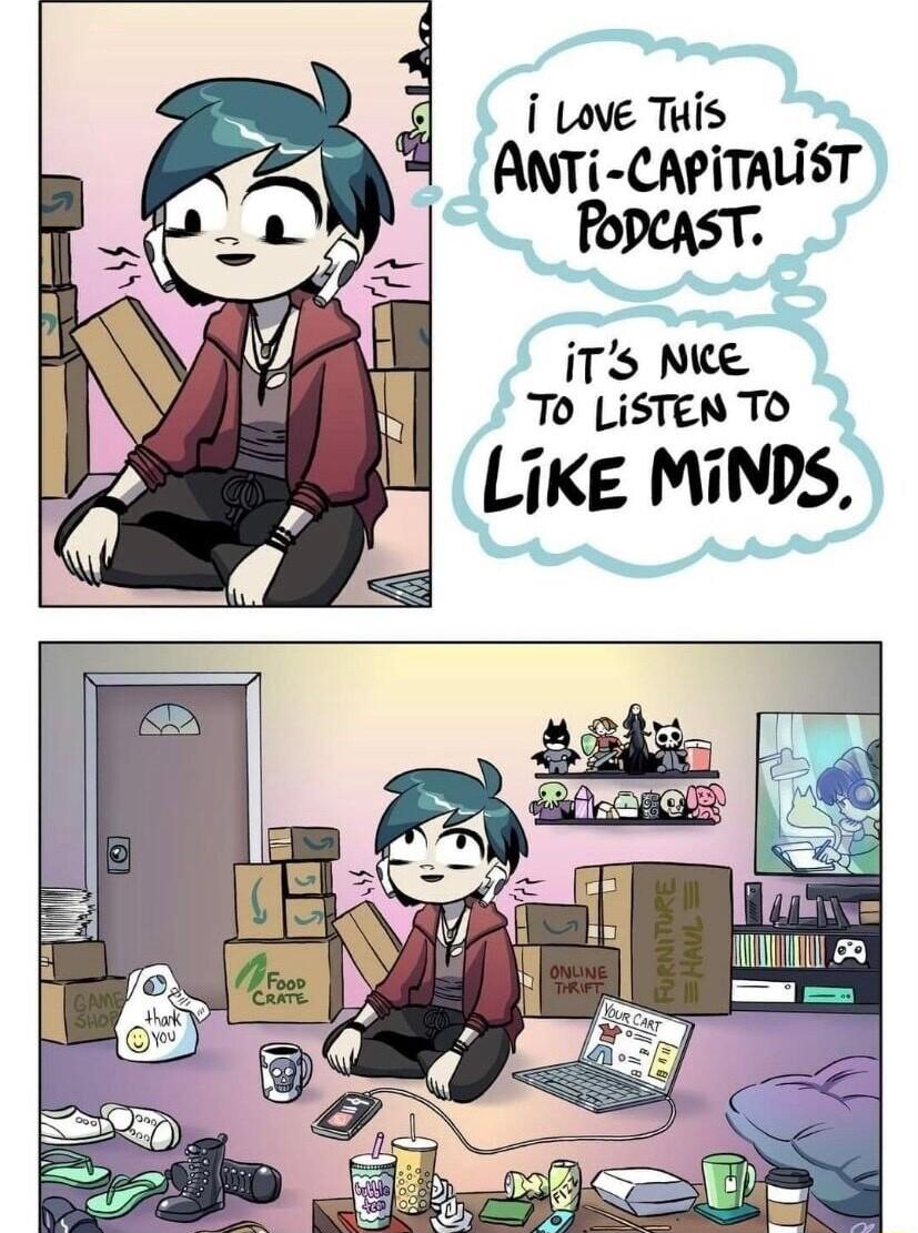 i Love THis ANTi CAPITALIST PoPCAST iTS Nke To LiSTEN TO 1 LIKE MiNDs i