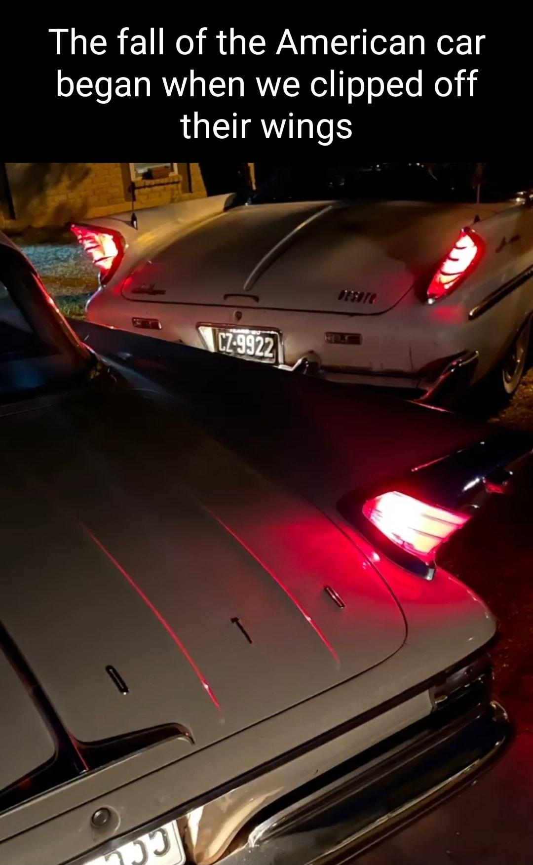 The fall of the American car began when we clipped off their wings