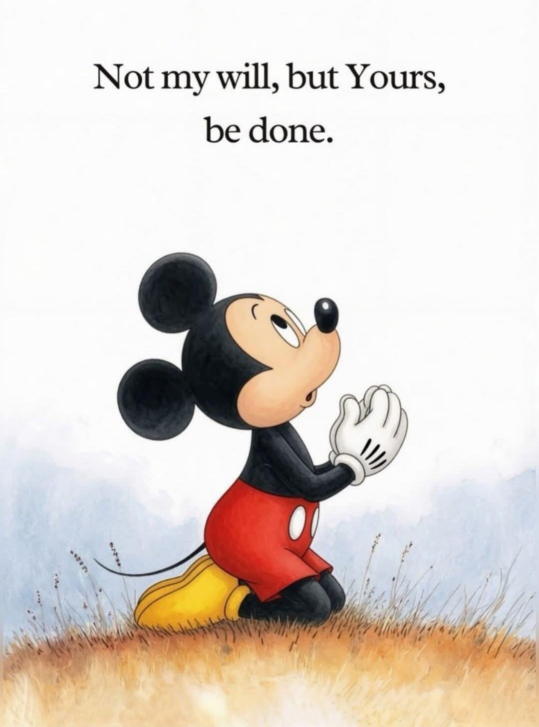 Not my will, but Yours, be done.