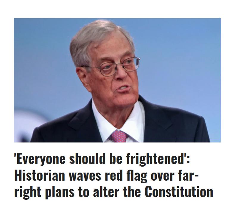 N Everyone should be frightened Historian waves red flag over far right plans to alter the Constitution