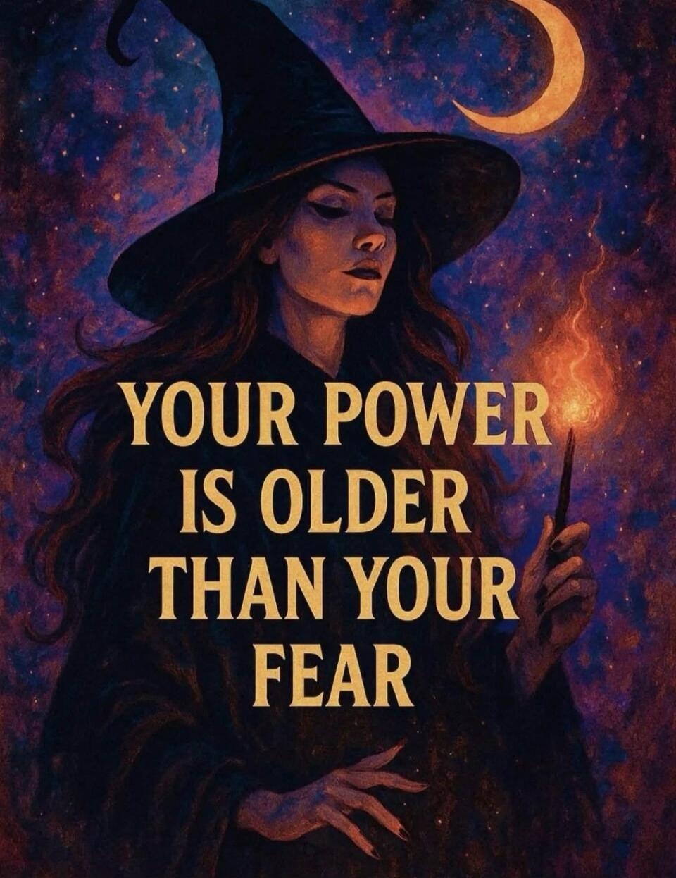 YOUR POWER IS OLDER THAN YOUR FEAR