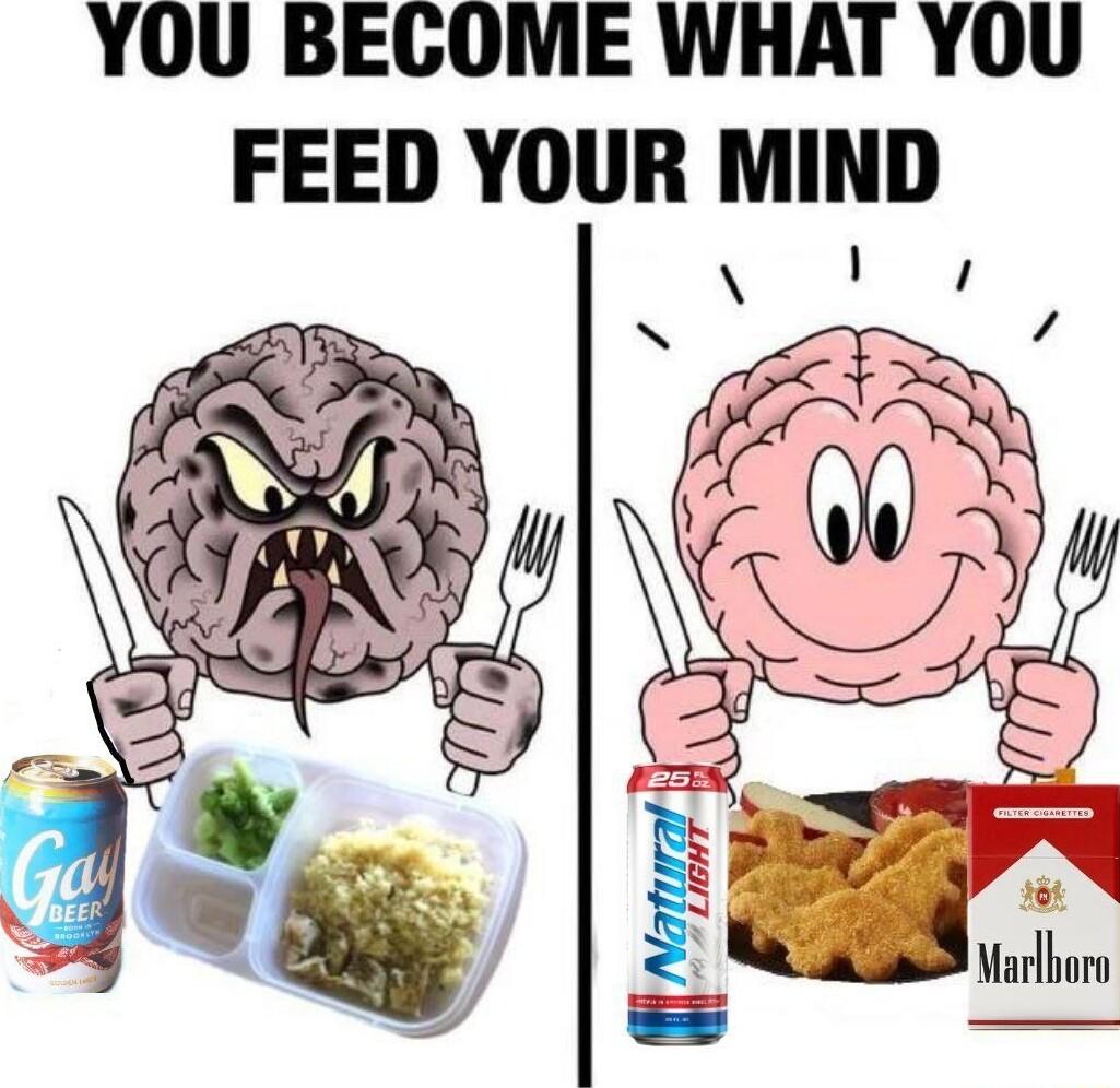 YOU BEGOME WHAT YOU FEED YOUR MIND 1