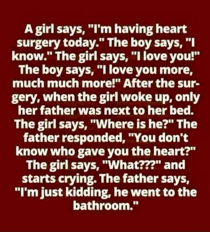 A girl says, 