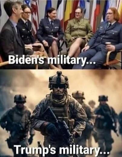 Biden's military... Trump's military...