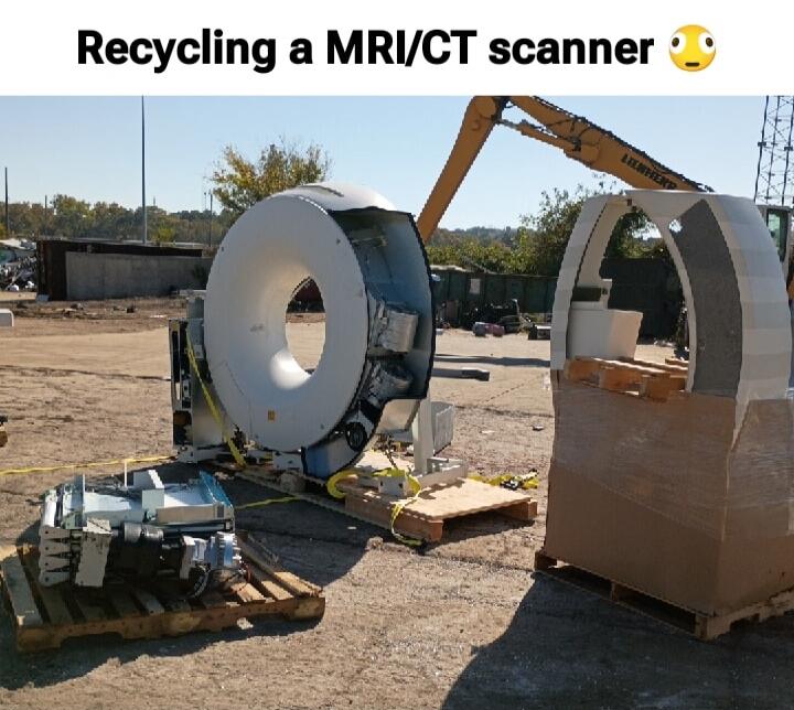 Recycling a MRI/CT scanner