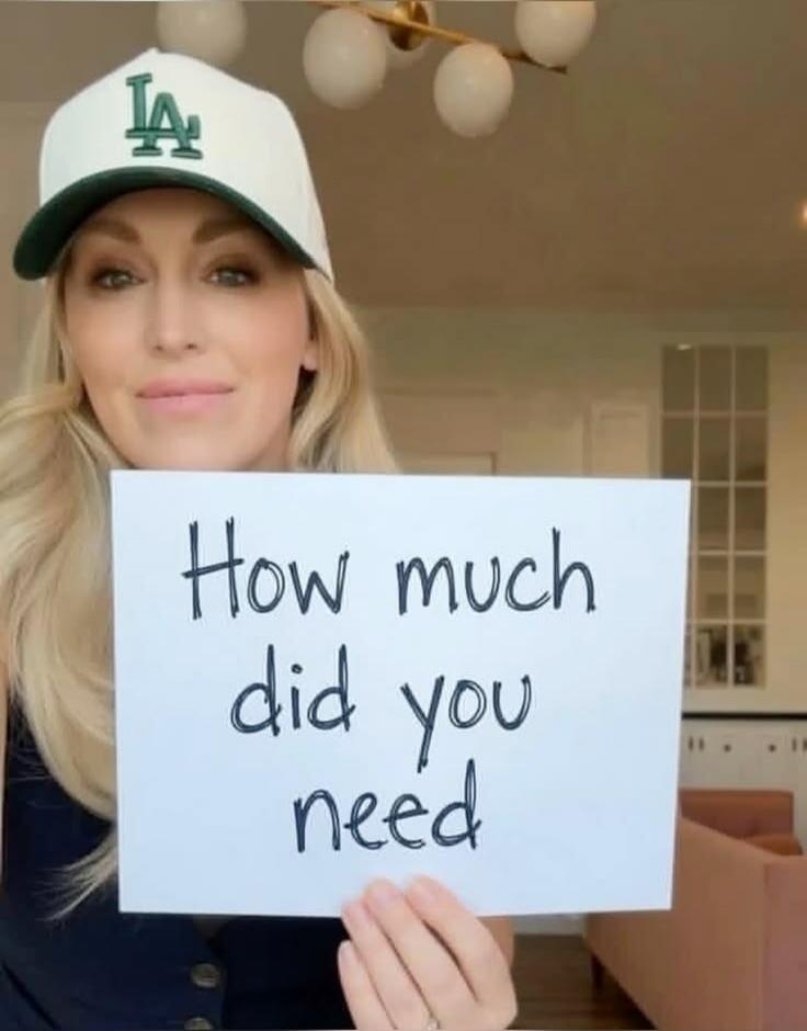 How much did you need