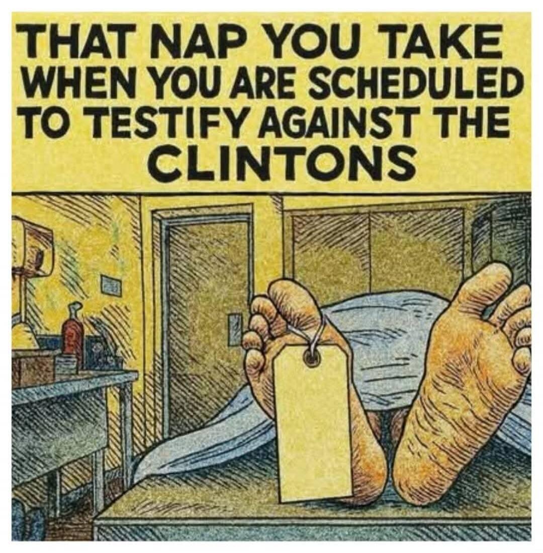 THAT NAP YOU TAKE WHEN YOU ARE SCHEDULED TO TESTIFY AGAINST THE CLINTONS