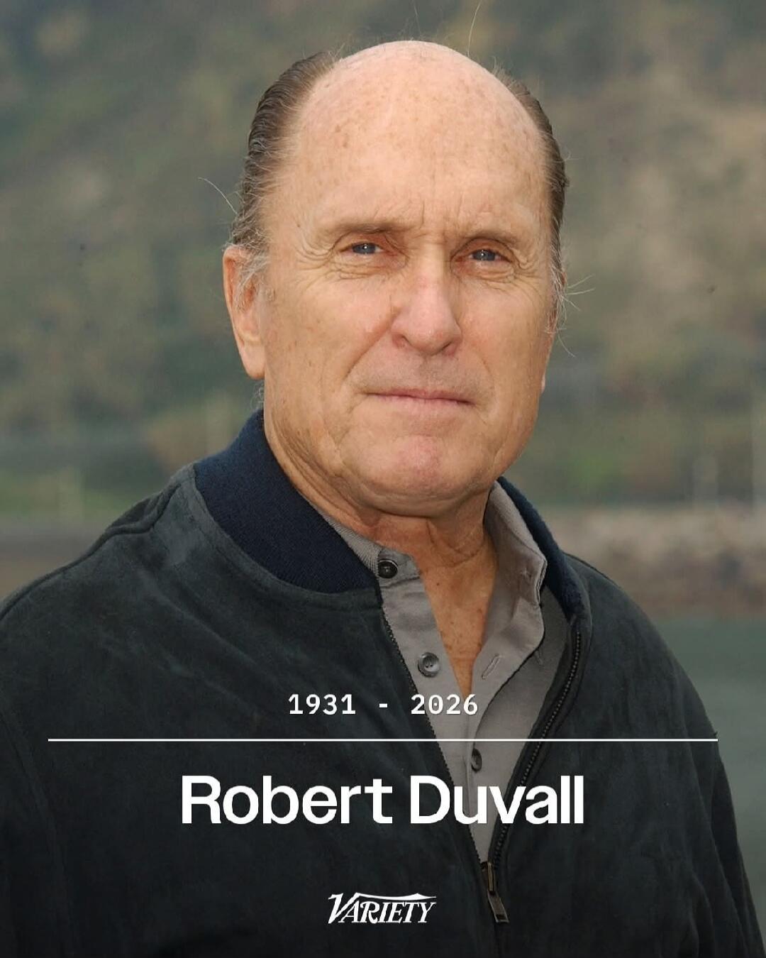 1931 - 2026
Robert Duvall
Variety
Session ID: 1090809.