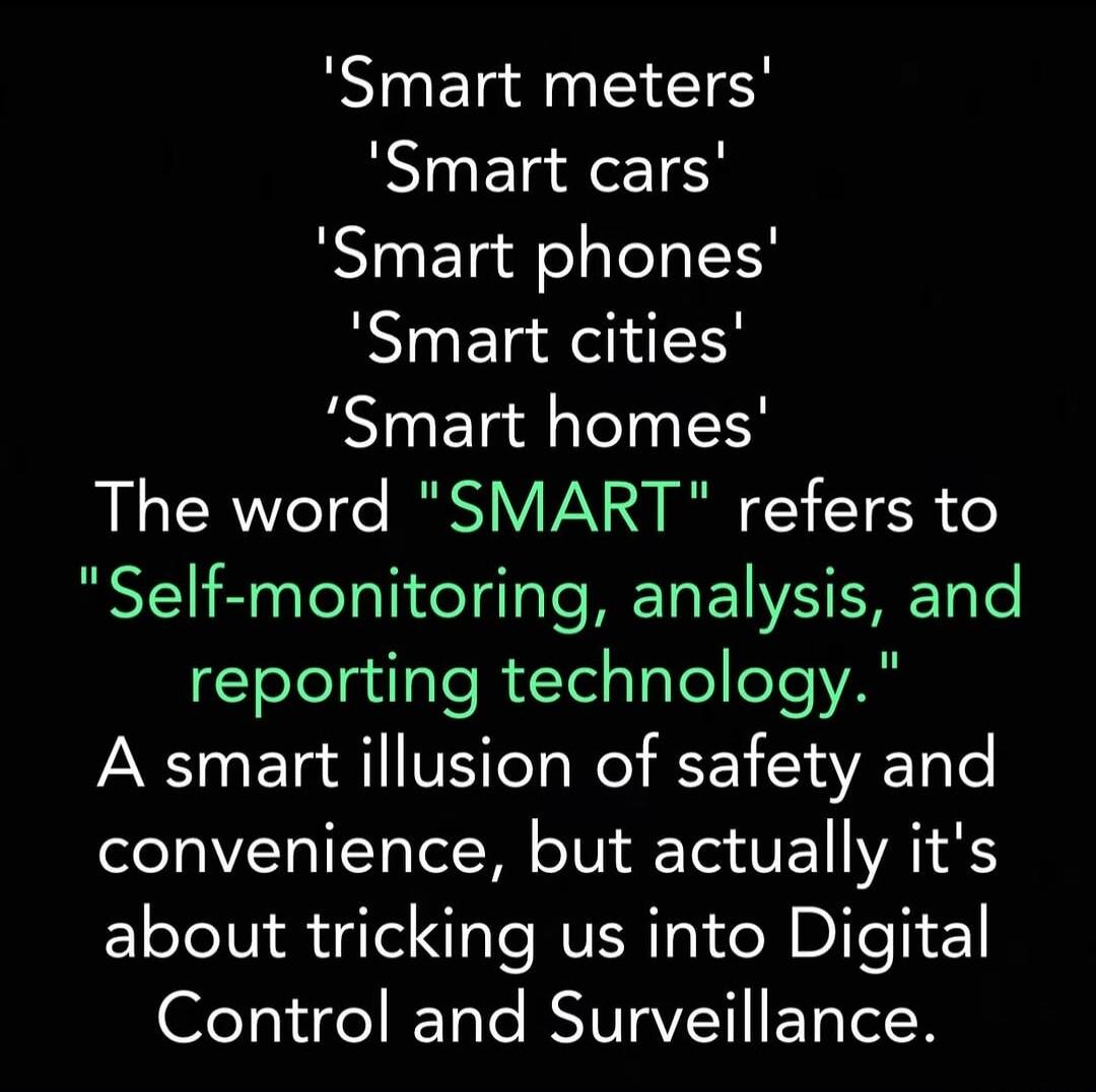 'Smart meters'
'Smart cars'
'Smart phones'
'Smart cities'
'Smart homes'
The word 