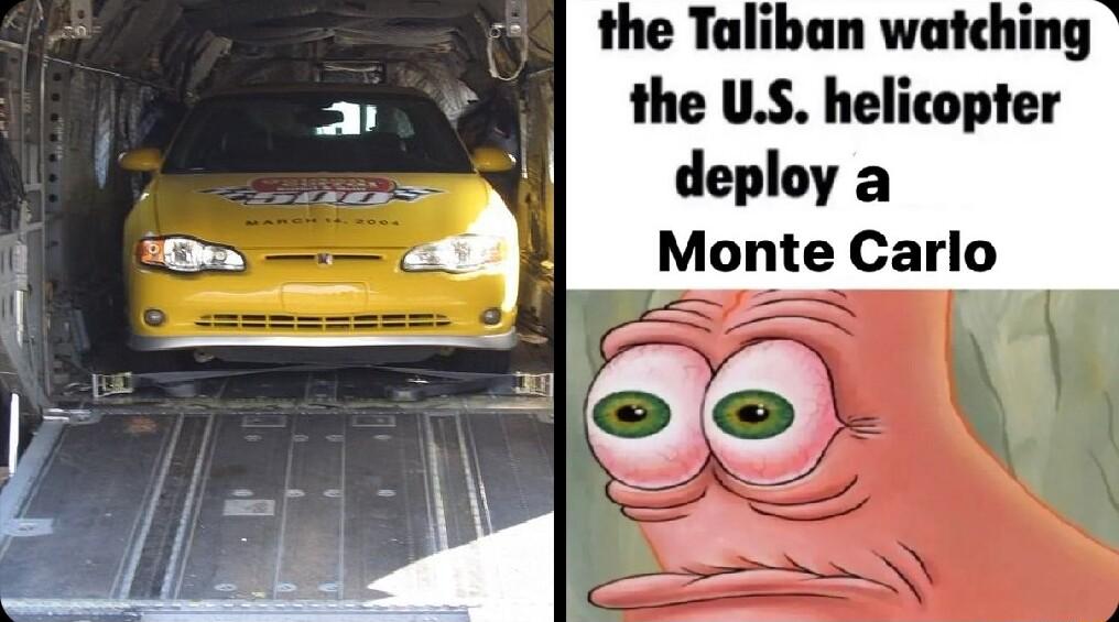 i the Taliban watching the US helicopter l deploya Monte Carlo