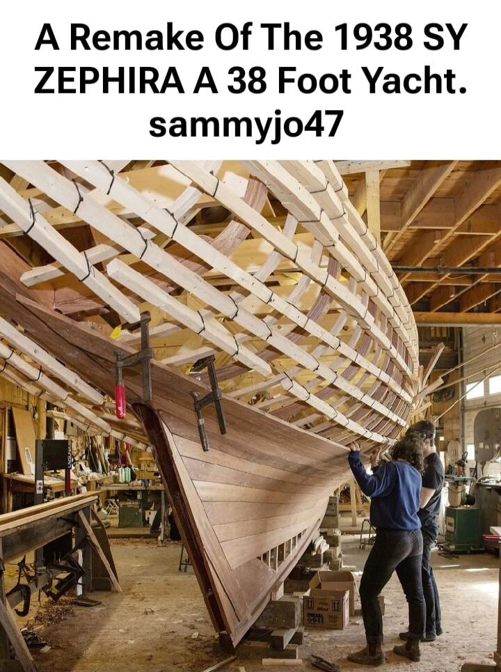A Remake Of The 1938 SY ZEPHIRA A 38 Foot Yacht. sammyjo47