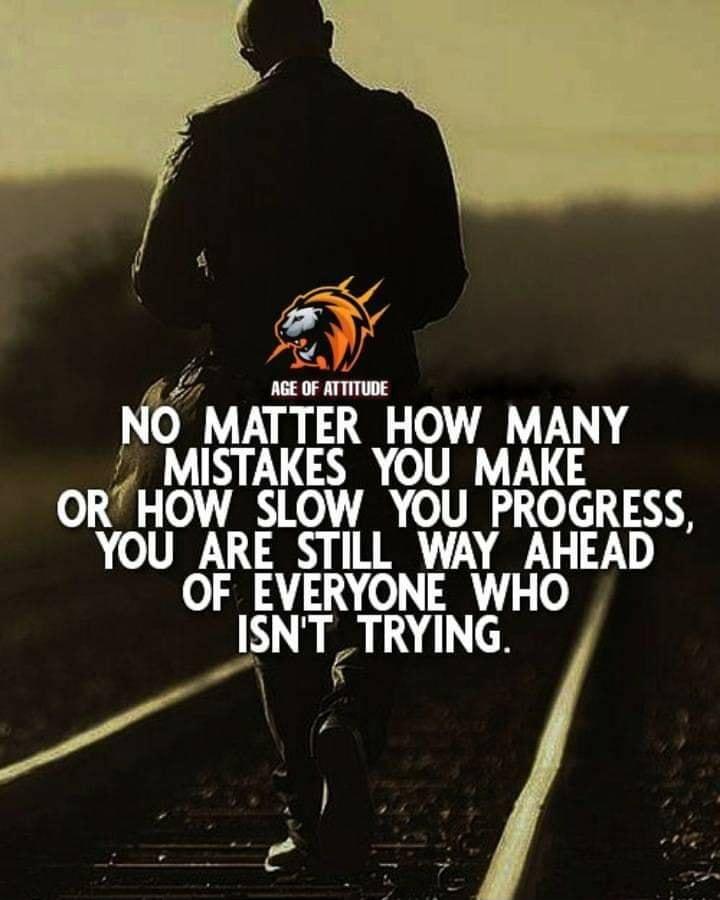 L VS A O MATTER HOW MANY MISTAKES YOU MAKE 080 o Ko I o VN Tocl 11 o LVRy oy o A Y o 32 o 0 ISNT TRYING _ e