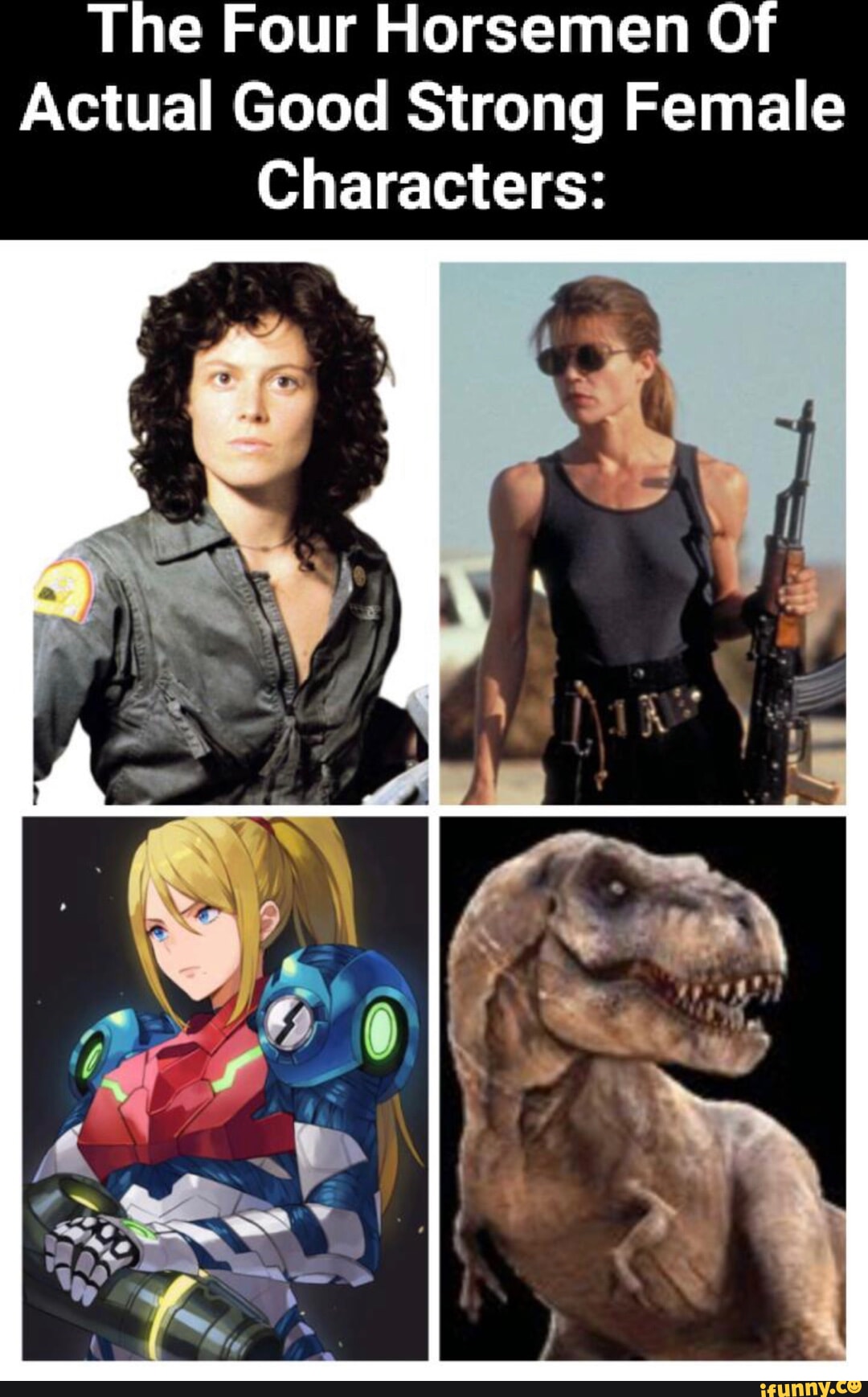 The Four Horsemen Of Actual Good Strong Female Characters