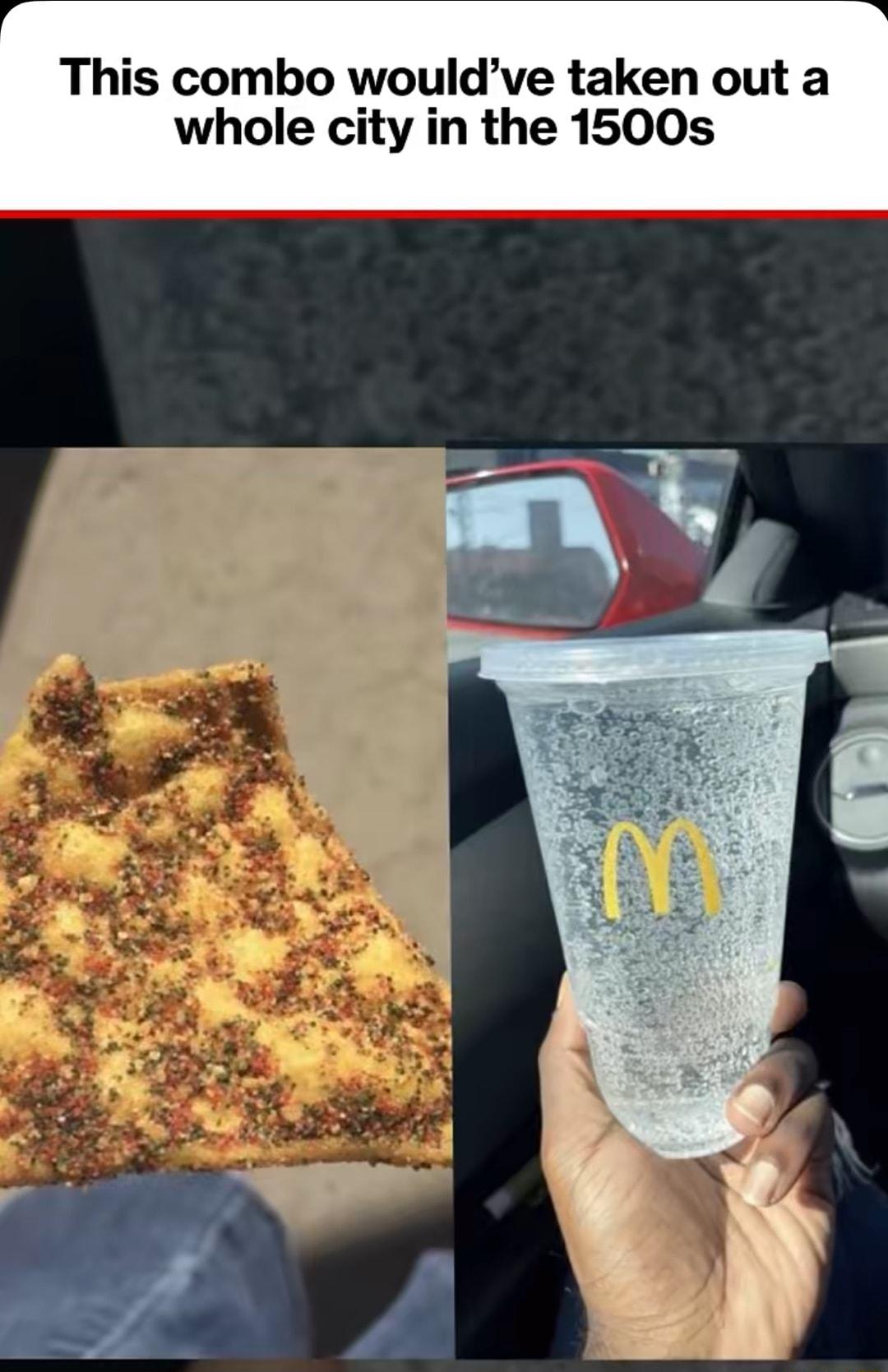 This combo wouldve taken out a whole city in the 1500s