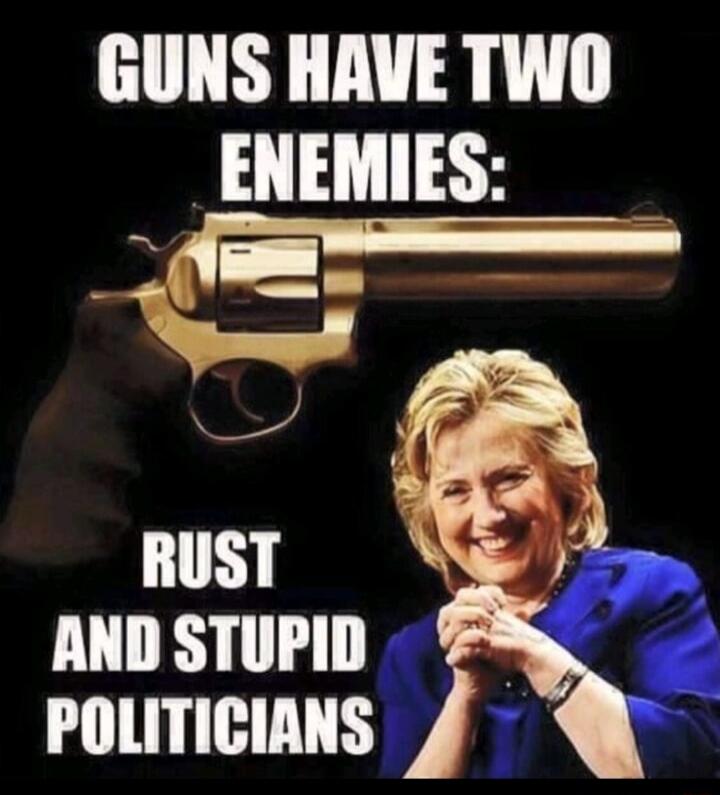 GUNS HAVE TWO ENEMIES aj RUST afi P roumicins
