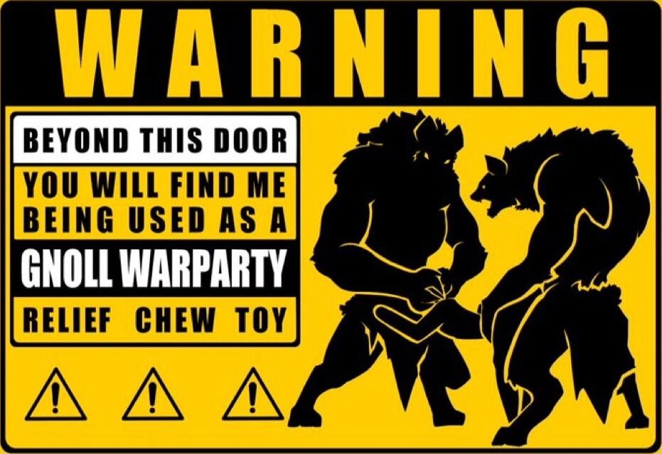BEYOND THIS DOOR GNOLLWARPARTY