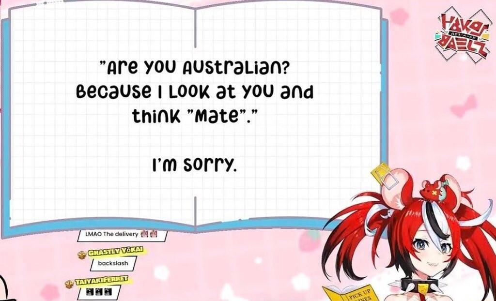 Are YOU austraLian B8ecause LOOK at You and think mate Im sorry