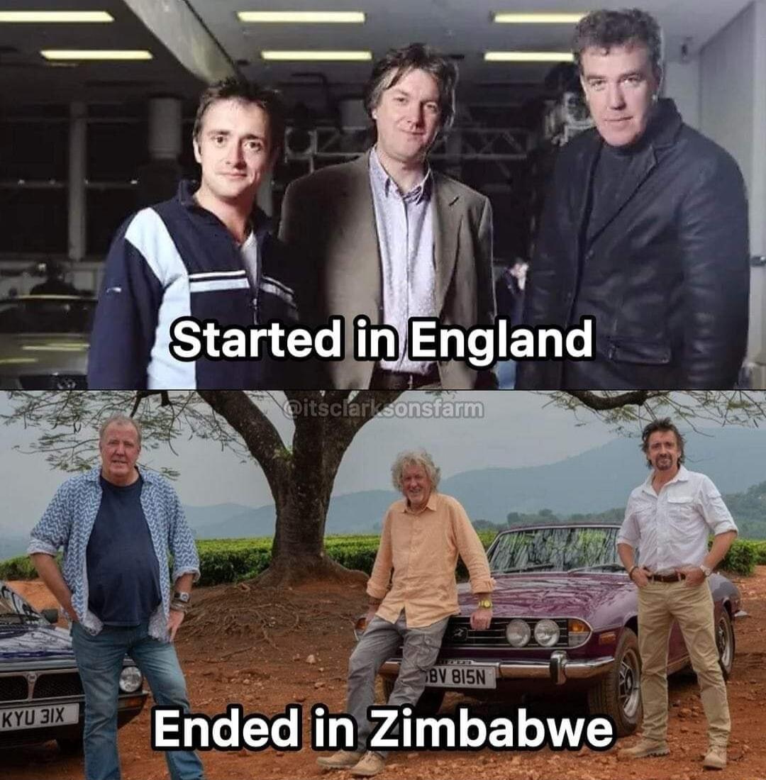 o Ended in Zim abwe